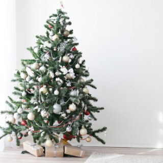 Vintage Christmas Trees Rental by White Barn Vintage Rental